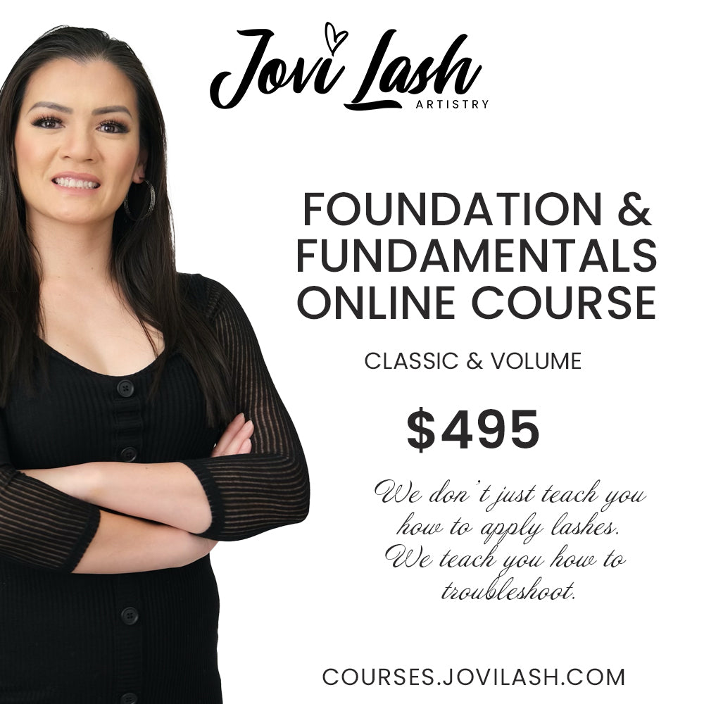 Online Course to Foundation & Fundamentals with Professional Lash Kit ($495)
